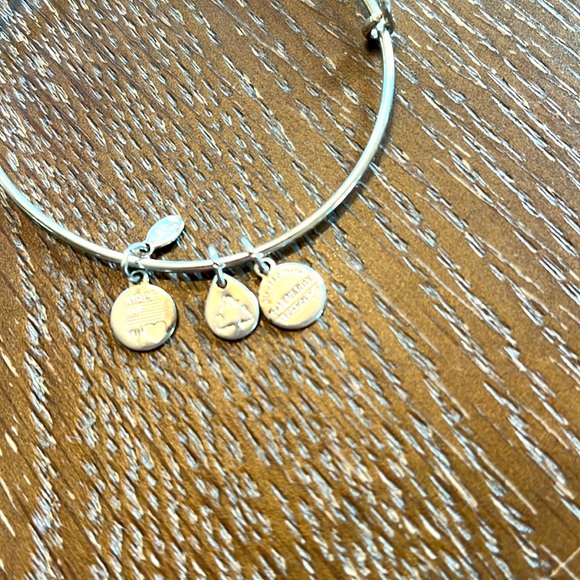 Alex and Ani Aquamarine (March) Birthstone Bracelet (Retired) - Picture 2 of 3